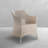 Bari Arm Chair - White And Natural-106592118