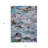 3' X 5' Blue Gray And Brown Abstract Washable Indoor Outdoor Area Rug