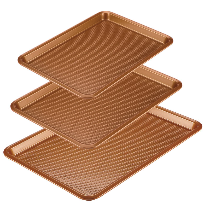 Copper Nonstick Steel Textured Sheet Pan