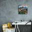 Toile épique Graffiti «Viper Snake Rattlesnake» par Pierre Gavidia, 12 po x 12 po-2056835816