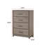 Commode de rangement contemporaine à 4 tiroirs 1Pc