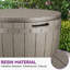 Boîte de rangement ronde 33 gallons-71164717