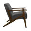 Fauteuil d'appoint moderne à assise en velours: profondeur de 27,5 po, transitionnel: largeur de 27,25 po-1874422611