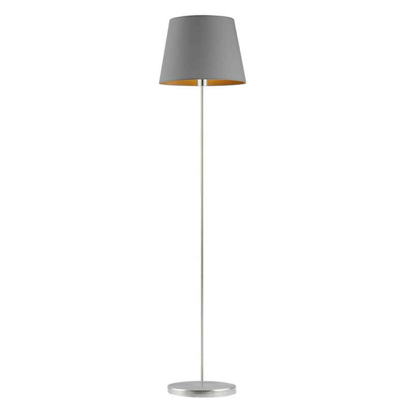 Artimus 162.5cm Traditional Floor Lamp, Grey, Grey