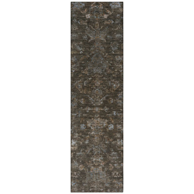 Machine Washable Indoor/Outdoor Chantille ACN2322 Global Rug