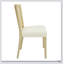 Ensemble de 2 chaises de salle à manger en rotin sans accoudoirs, combinant design Mid-Century et confort moderne pour une salle à manger élégante