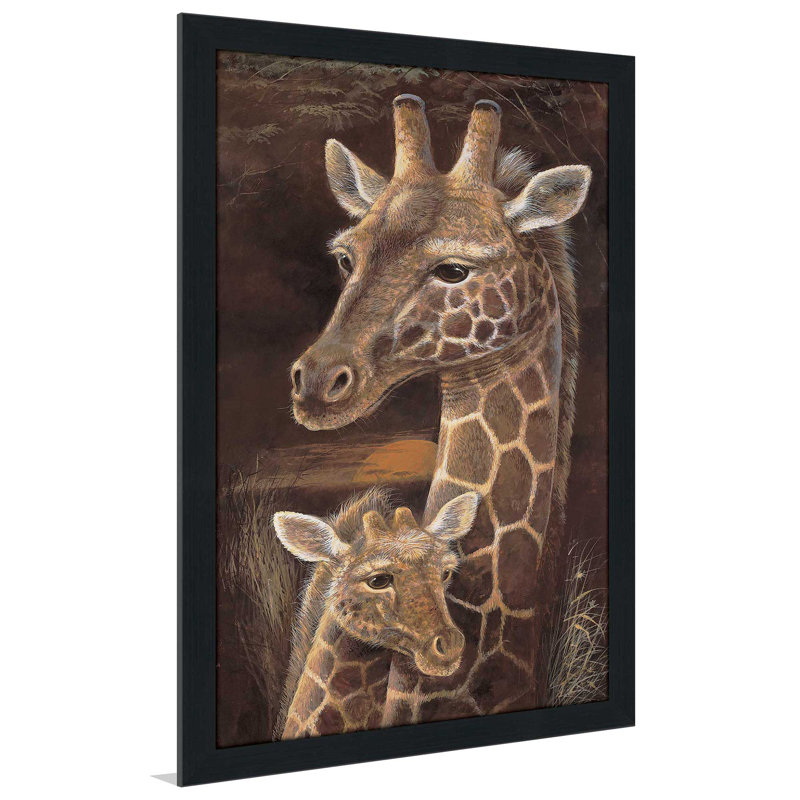 « love & devotion », reproduction de peinture à l’huile encadrée, H 27,5 po x l 21,5 po x P 0,75 po