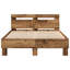 Vidaxl Wood Bed Frame with LED Durable-113970984-113970983