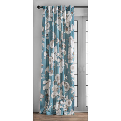 Maison Cotton Semi Sheer Curtain Single Panel