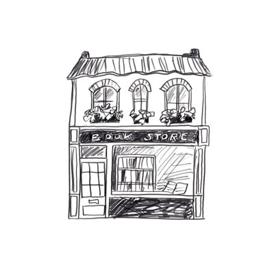 «Shopfront Sketches I» par June Erica Vess - reproduction de dessin sur toile tendue