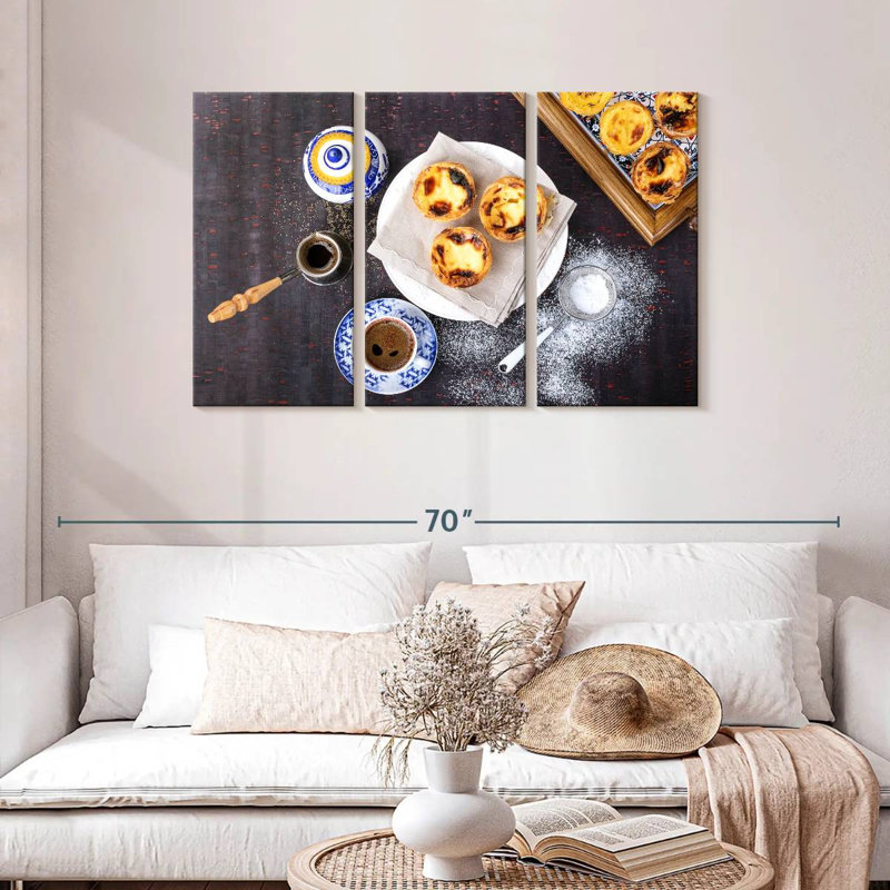 Yarlin Pastel De Nata Dessert, 28" H x 45" W
