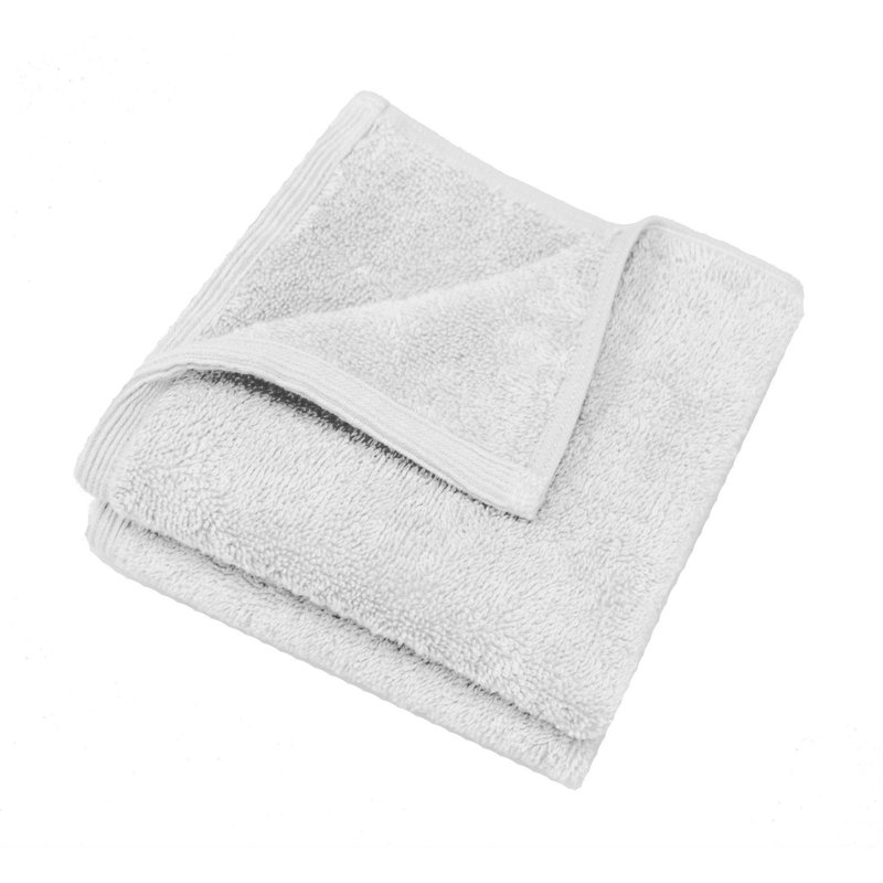 Demarien 2 Piece Sustainable Bamboo Face Cloths, White