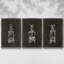 Crystal Barware I - Ensemble de 3 reproductions de cadres photo sur toile-97754187-97754182
