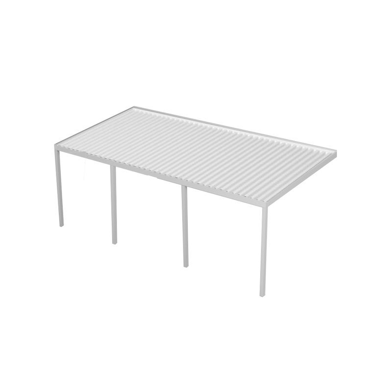 Auvent de terrasse blanc l 22 po x P 12 po