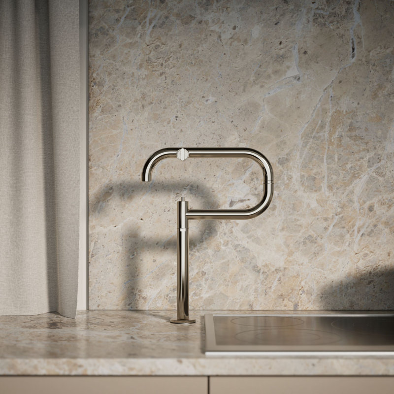 Components® Deck-Mount Pot Filler, Polished Nickel