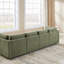 Canapé modulaire rembourré en chenille avec repose-pieds Chenille-120142525