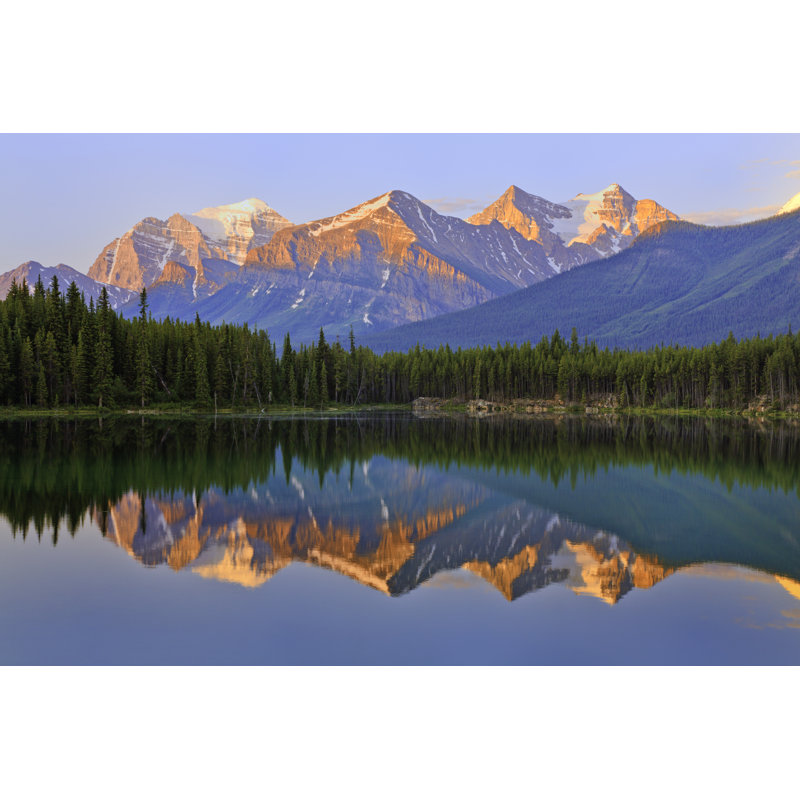 Montagnes Rocheuses canadiennes par Dszc, H 8 po x l 12 po