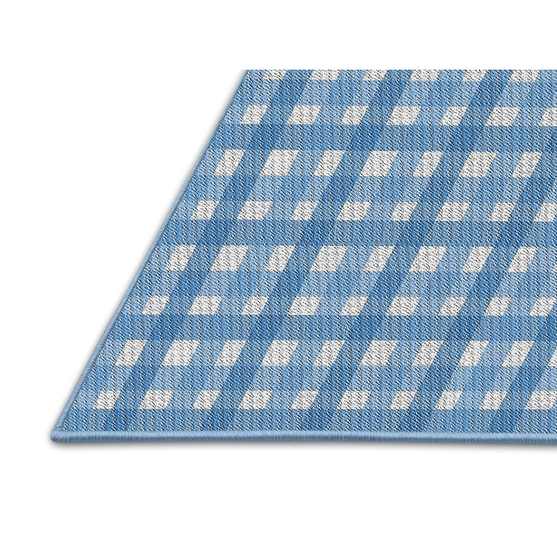 Plaid Indoor Rug, Rectangle 7' x 9'