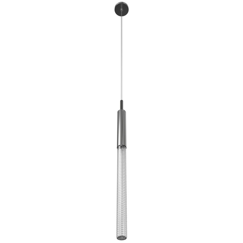 Boa 1 - Light Single Pendant, Polished Nickel