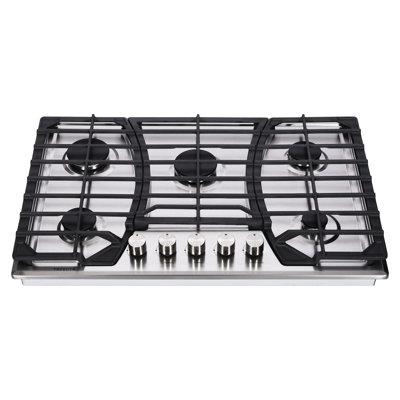 Plaque de cuisson au gaz 30 po avec 5 brûleurs