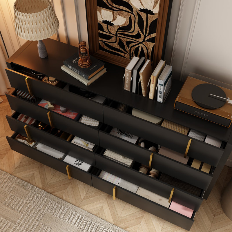 Commode double 8 tiroirs