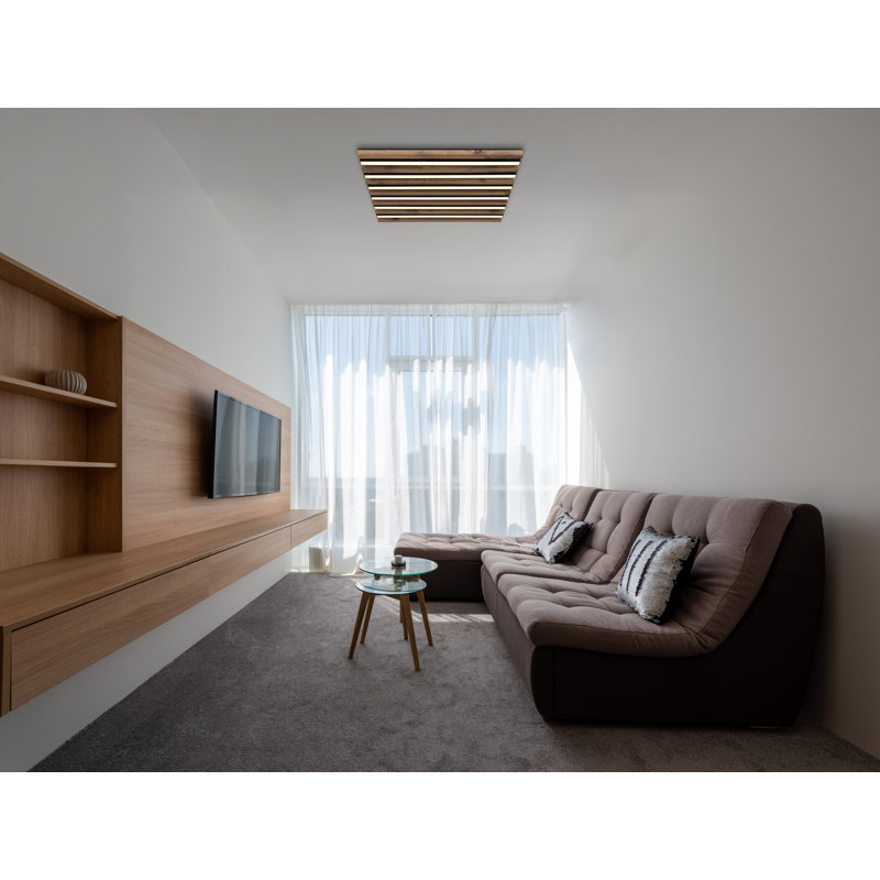 Darvens LED Flush Mount, 5cm H x 45cm W x 45cm D