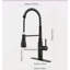 Robinet de cuisine tactile avec douchette extractible-118350868