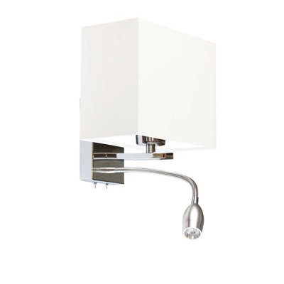 Audreena Steel LED Armed Sconce