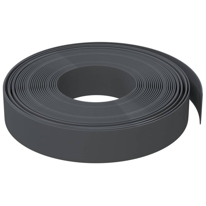 Ayobola 5000 cm W Lawn Edging Fencing, Grey, 50 x 0.1m