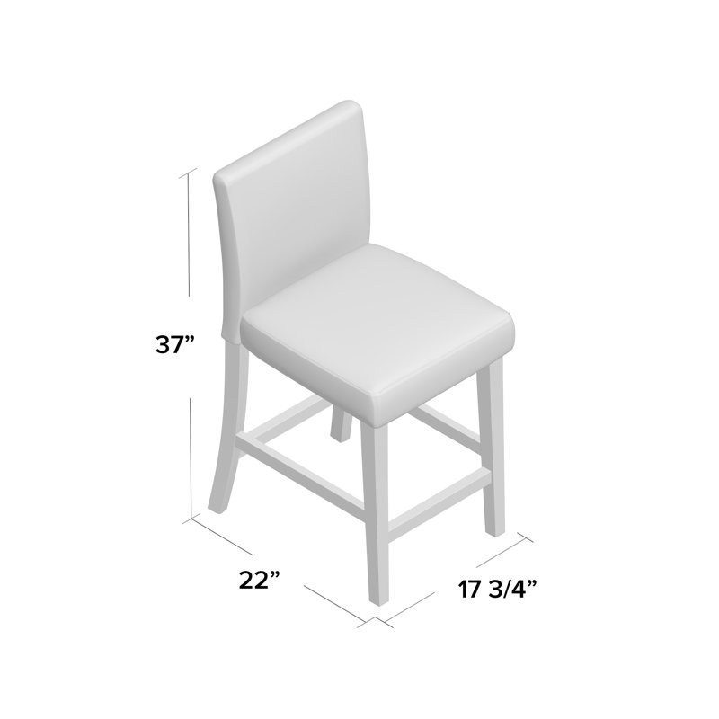 Halijaide Upholstered Counter Stool, Counter Stool (24" Seat Height)