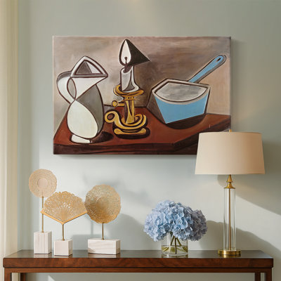 The Enamel Saucepan (La Casserole émaillée)-Pablo Picasso-Gallery Wrapped Canvas-1945