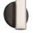 Tole 14-in Black dimmable LED Wall/Vanity Light-124959527