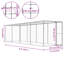 Millom Galvanised Steel Kennel With Door-1432432327