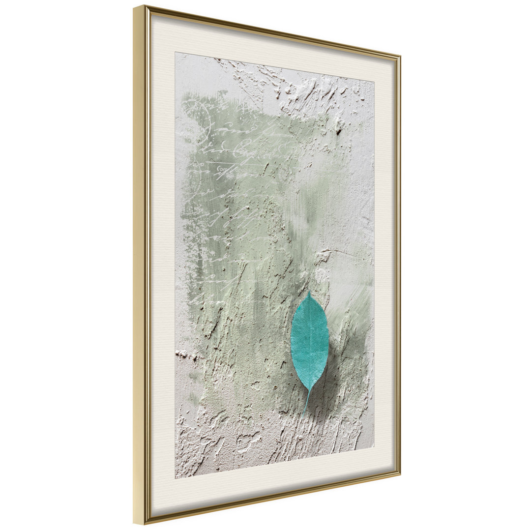 Gerahmtes Poster Floating Leaf I