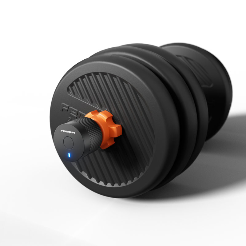 Feierdun Dt1 Smart Bluetooth Dumbbell Tracker avec App - Universal Rep & Workout Captor