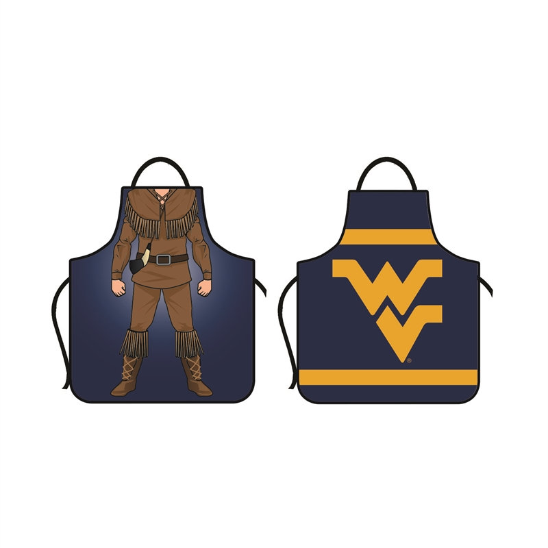 No Pattern Bib Apron, West Virginia University