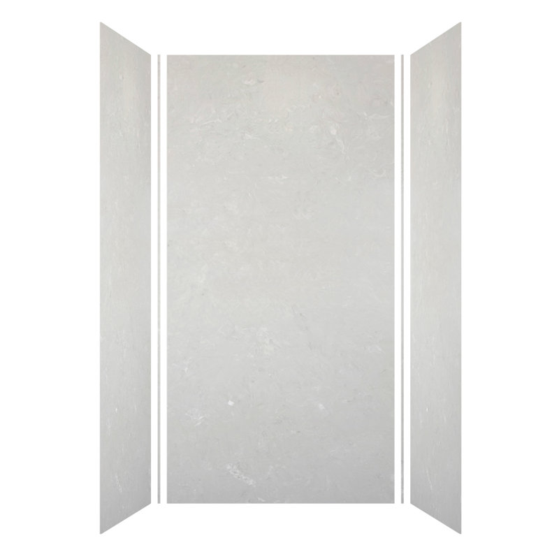 Ensemble de mur de douche 3 pièces Saramar, H 96 po x l 48 po x P 36 po