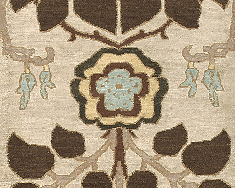 Inverness Wool Oriental Area Rug in Beige/Brown, Rectangle 12' x 16'