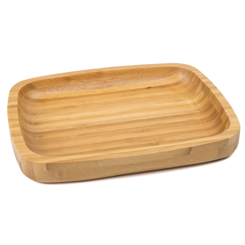 Bay Isle Home™ Herschel Bamboo Platter, 1.13" H x 4" W x 8" D