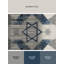 Tapis abstrait moelleux et moelleux beige moderne et contemporain Faye Hanukkah-496503056