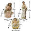 Crèche de Noël en résine 12 po-2042584005