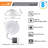 10.17" Selectable CCT New Construction IC LED Recessed Lighting Kit