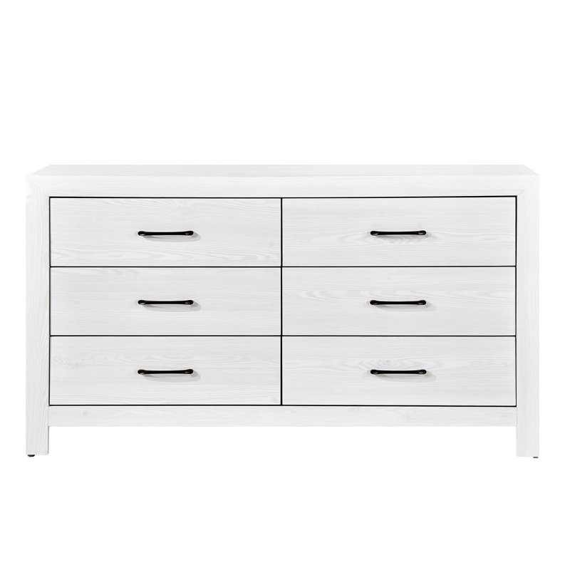 Commode double l 58,5 po Claudette, Blanc