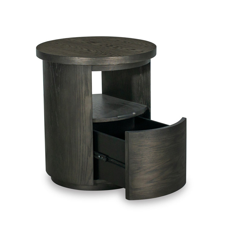 Cairney End Table with Storage