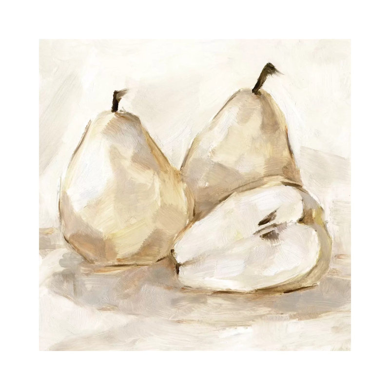 "White PEAR Study I" par Ethan Harper, reproduction d’art, Aucun mat, H 18 po x l 18 po x P 1,5 po, Toile tendue