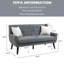 Jaqueze 159.9Cm Square Arms Sofa-1167279873