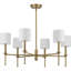 Nouveau lustre traditionnel à six lumières Towles-465329303