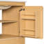 Meuble-lavabo moderne 30 po avec lavabo en céramique, grain de bois naturel, structure en bois massif, portes et tiroir à fermeture en douceur, tablette réglable, ensemble tout-en-un, chêne-89257396
