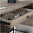 L-Shaped Desk, Brown Finish