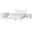 Ensemble de chambre à coucher avec lit à 4 tiroirs Baxton Studio Cherryl-625417708-625417710